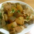 hinami_✿'s cooksnap of when they made 豚肉でこってり♪大根☆蒟蒻.
