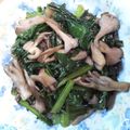 あるくる's cooksnap of when they made 舞茸小松菜山椒バター炒め.