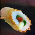 し＊な's cooksnap of when they made オーブントースターでちくわの梅チーズ焼き.