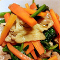 curisupin's cooksnap of when they made 簡単☆ほうれん草と豚肉のやきにく丼.