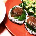 yunatan1211's cooksnap of when they made 梅しそつくね.
