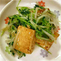 りょく♪'s cooksnap of when they made 厚揚げと豆苗の中華煮あん.