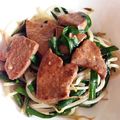 ♡ぴのこ♡'s cooksnap of when they made ✿町中華風♫レバニラ炒め✿.