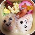 コロンちゃん♡'s cooksnap of when they made キャラ弁★ハロウィーンおにぎり★おばけ.