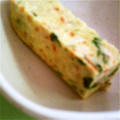 ユーロン's cooksnap of when they made ニラと人参の厚焼き卵☆.