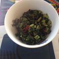 eigh's cooksnap of when they made つゆで簡単☆ご飯が進む！大根葉の甘辛炒め.