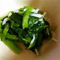 ユーロン's cooksnap of when they made 簡単！　ほうれん草としらすのポン酢和え.