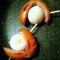 sky_birds's cooksnap of when they made お弁当に♫うずら卵とウインナーのカレー焼.