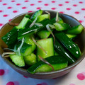 おらんでう～たん's cooksnap of when they made 白ダシで☆キュウリとミョウガの簡単漬物.
