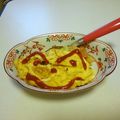 浩兵衛's cooksnap of when they made 炊飯器ケチャップライスのオムライス.