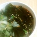 あさここなっつ's cooksnap of when they made 超即席♪わかめスープ.