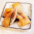 ちはるき27's cooksnap of when they made ☆大葉とハムとチーズの春巻き☆.