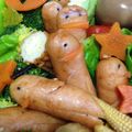 どんぐりぱん's cooksnap of when they made 暑い夏のベロ出し&Tバックのソーセー人.