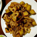 eightmama's cooksnap of when they made 蓮根とさつまいも☆甘酢炒め.