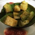 くろだぬき's cooksnap of when they made わさび醤油で☆長芋アボガドカップ♪.