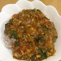 イチコニコ's cooksnap of when they made ほうれん草のキーマカレー.