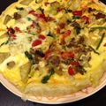 うのみん's cooksnap of when they made さつま芋と長ネギの和風キッシュ.
