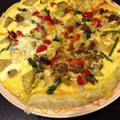 うのみん's cooksnap of when they made さつま芋と長ネギの和風キッシュ.