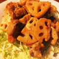 クック4K7OIW☆'s cooksnap of when they made 鶏肉と蓮根のチリマヨソース★.