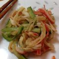 sino紫野's cooksnap of when they made 切干大根とカニカマとキュウリの和え物.