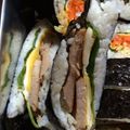 minoriloca's cooksnap of when they made 自家製チャーシューと大葉のおにぎらず.