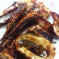 Tokikoabe's cooksnap of when they made お祭り★夜店の焼きイカ.