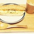 プキャ's cooksnap of when they made 塩昆布入り卵サンド.