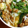 こーあおひなそら♡'s cooksnap of when they made しらす納豆ミョウガ大葉の月見丼♡.