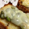 huto☆'s cooksnap of when they made 枝豆のわさびバターチーズトースト.