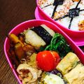 ＲＫまま's cooksnap of when they made Oお弁当（ナゲットの海苔巻き）.