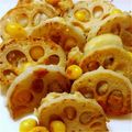 りんのりん's cooksnap of when they made レンコンで里芋はさみ焼き☆簡単おかず☆.