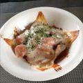 はっち302's cooksnap of when they made 油不要！玉ねぎとウインナーのチーズ焼き★.