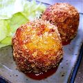 Mirey's cooksnap of when they made かぼちゃコロッケ.