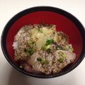 莉紅花's cooksnap of when they made カツオのにんにく炙り焼き丼.