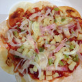 くりこちゃんキッチン's cooksnap of when they made ぎょうざの皮で♪なんちゃってＰｉｚｚａ.