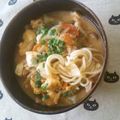 uzu1118's cooksnap of when they made 豚汁リメイク♪チゲ風うどん.