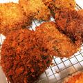 増田ハルカ's cooksnap of when they made 絶対おいしい!!!ジュ～シ～メンチカツ.