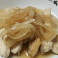CoconeBA's cooksnap of when they made 鶏むね肉でやわらかソテー♪玉葱ソース.