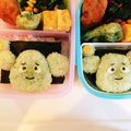 sakumidu's cooksnap of when they made みいつけた！サボさん＊キャラ弁.
