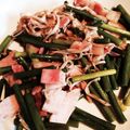 chanlisa's cooksnap of when they made にんにくの芽の炒め物.
