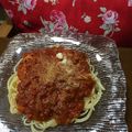 まあゆりんりん's cooksnap of when they made ミートソース缶♥♡簡単スパゲティ.