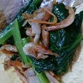 nom＊'s cooksnap of when they made 小松菜と干しエビの炒め物.