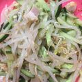 eriレシピ's cooksnap of when they made 鶏皮で大人気！もやしきゅうり酢の物♪.