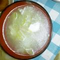 hiro_ryo's cooksnap of when they made 簡単♪キャベツと豆腐のスープ.