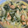 柴犬のお顔☆'s cooksnap of when they made ☆サーモンの簡単クリーム煮☆.