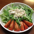puccarica's cooksnap of when they made ささみと水菜のぽん酢マヨサラダ*.