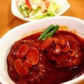 aya1001's cooksnap of when they made 簡単煮込みハンバーグ☆.