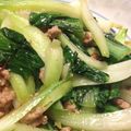 よもぎ☆だんご's cooksnap of when they made 簡単！早い！チンゲン菜の炒り和え.