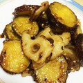 ＭＯＮＥＣＯ's cooksnap of when they made さつまいもとレンコンの甘酢炒め.