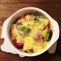 supika21's cooksnap of when they made 海老とブロッコリーdeリボングラタン♡.